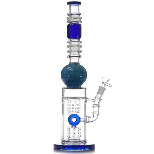 Unbranded Glass Shower Ball (8110) 17.5" Blue