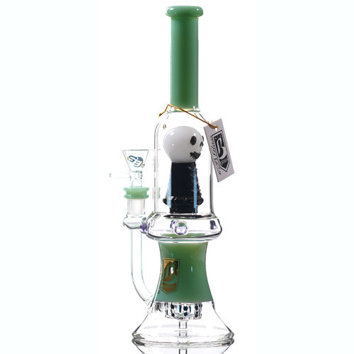 6B Glass Glass Ball Face (8282) 11.0" Green