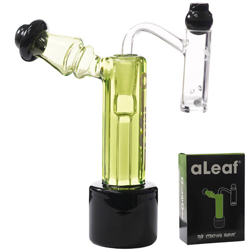 aLeaf Glass The Standing Bubbs V2 (8488) 7.0" Green