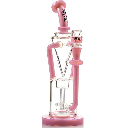 Toxic Glass COLORTUBE GRAVITY RECYCLER (8516) 12.0" Slime Pink