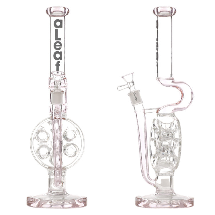 aLeaf Glass Swiss Perc (8536) 14.0" Pink