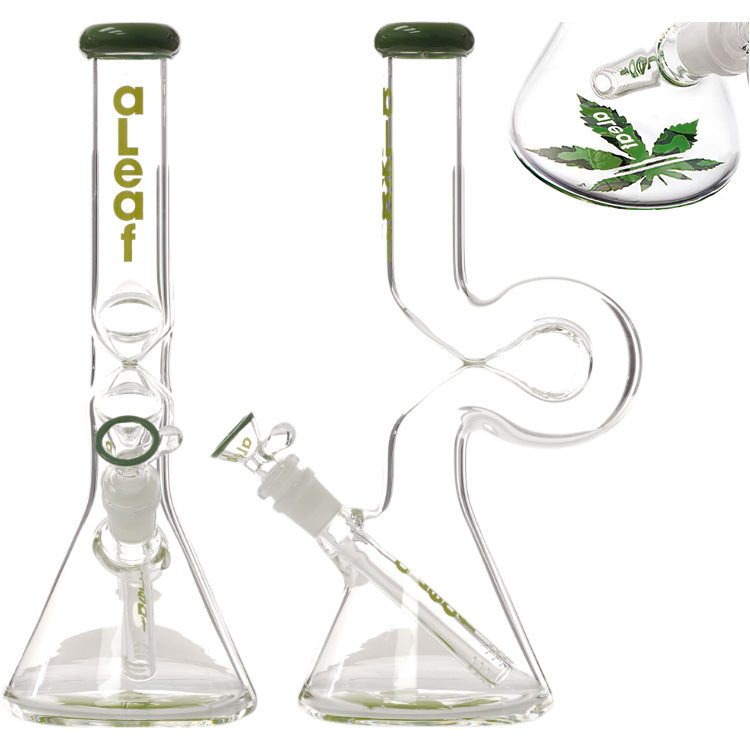 aLeaf Glass BK (8537) 12.0" Green