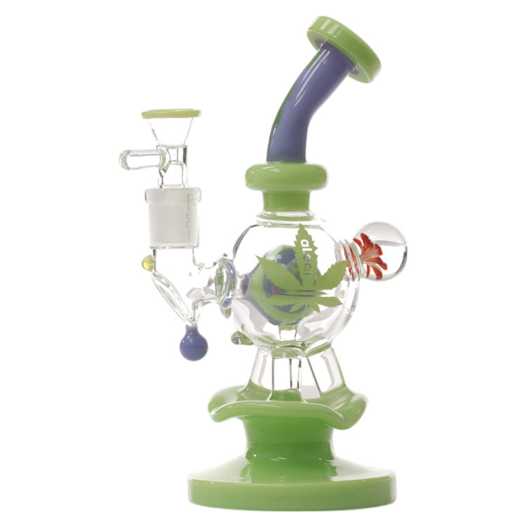 aLeaf Glass Lily Bomb (8541) 8.0" Green