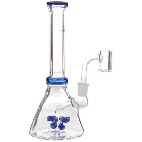 Helios Glass Glass Shower (8808) 8.0" Blue