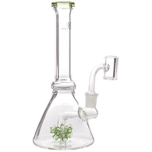 Helios Glass Glass Shower (8808) 8.0" Green