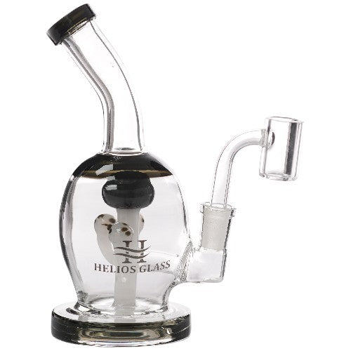 Helios Glass Glass Ball (8823) 8.0" Black