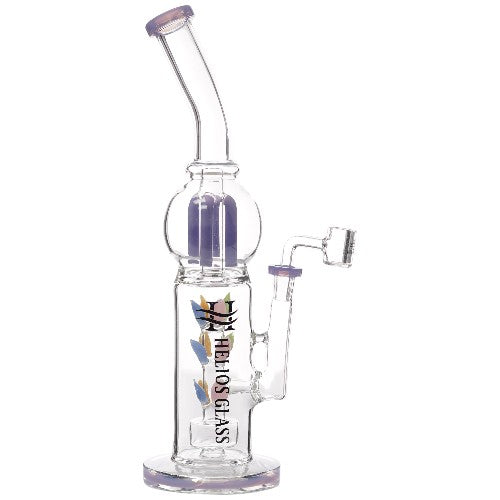 Helios Glass Glass Tall (8825) 14.0" Purple