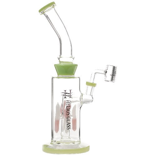 Helios Glass Glass With 4mm Banger (8826) 12.0" Green