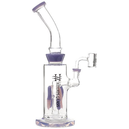 Helios Glass Glass With 4mm Banger (8826) 12.0" Purple