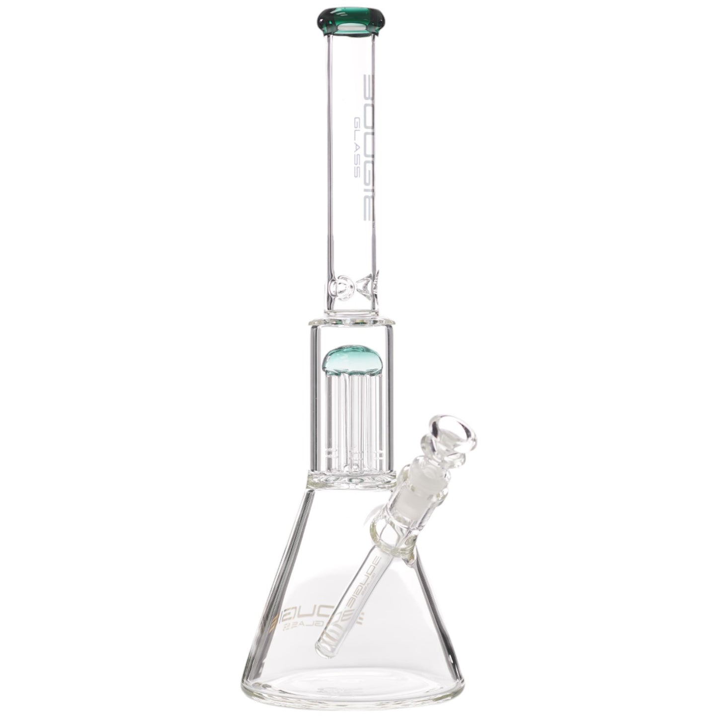 Bougie Glass Beacker Perc (8833) 15.0" Teal