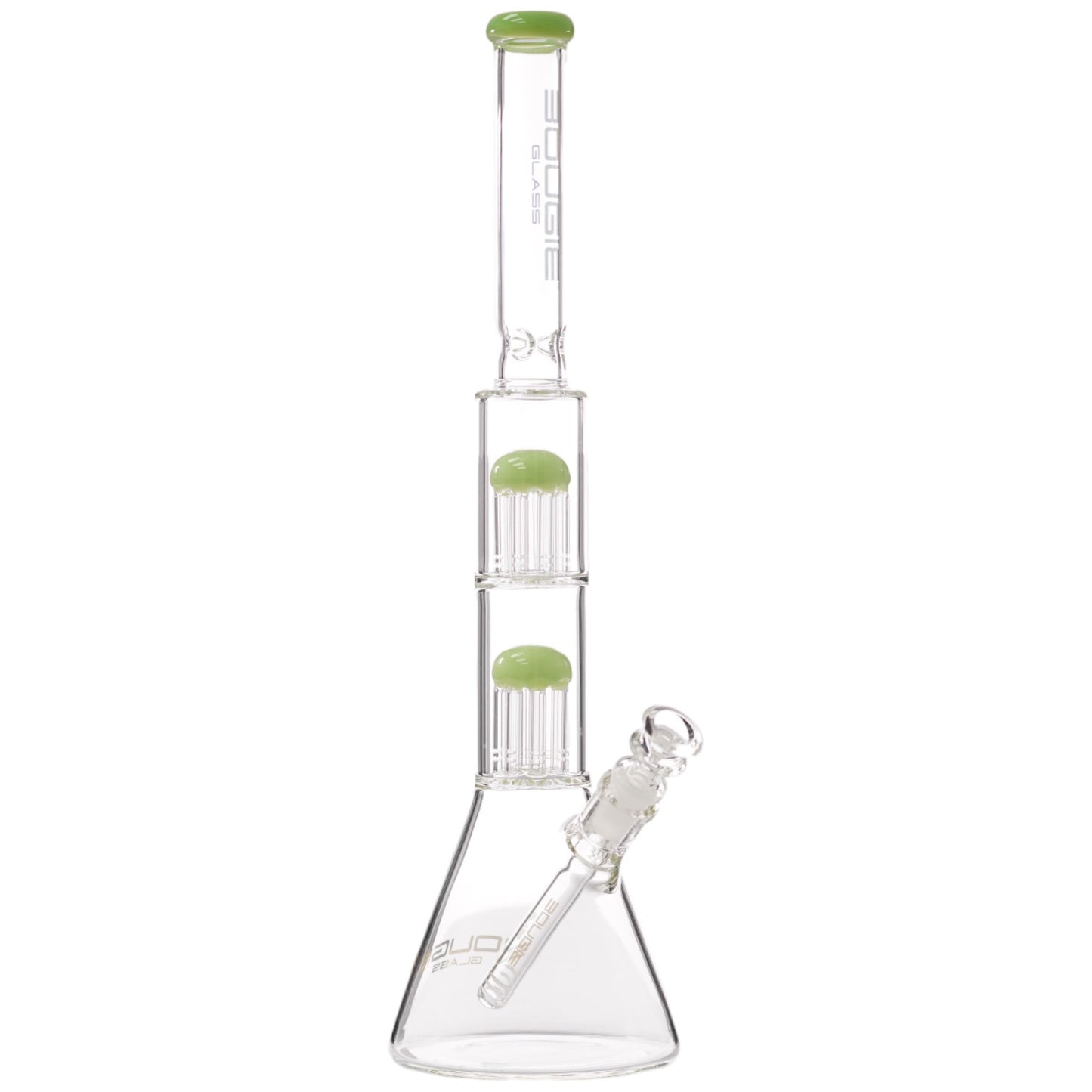 Bougie Glass Double Tree (8834) 18.0" Milky Green