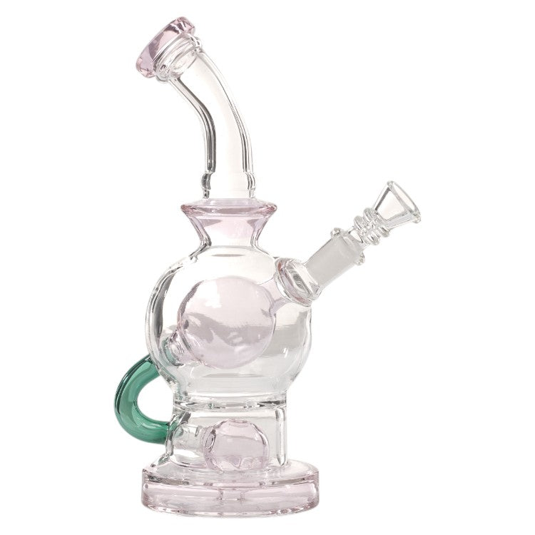 Unbranded Glass Ball Inside (8888) 10.0" Pink