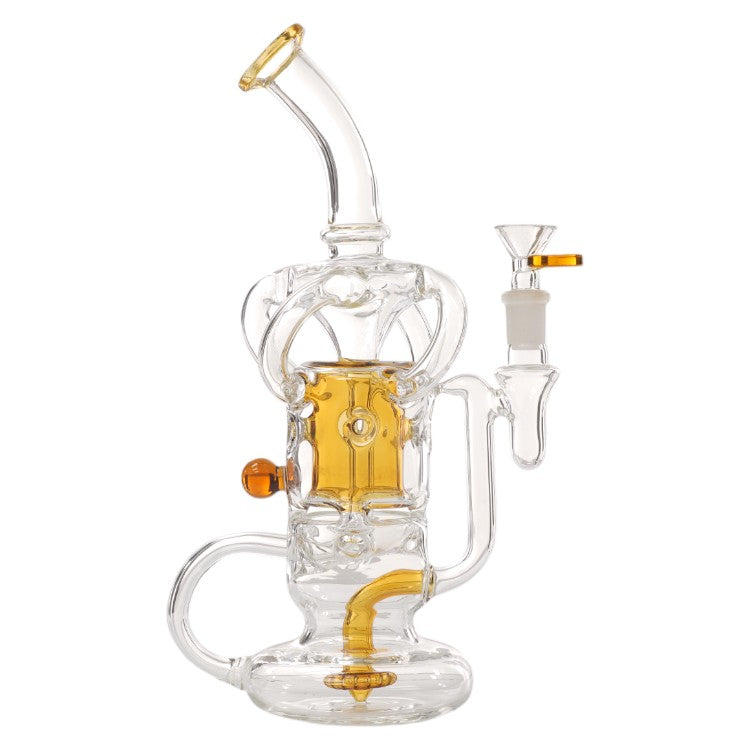 Unbranded Glass Recycler (8894) 12.0" Brown