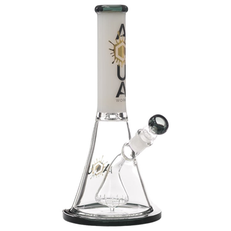 Aqua Glass Cone Fixed Perk (8909) 13.0" Black/White