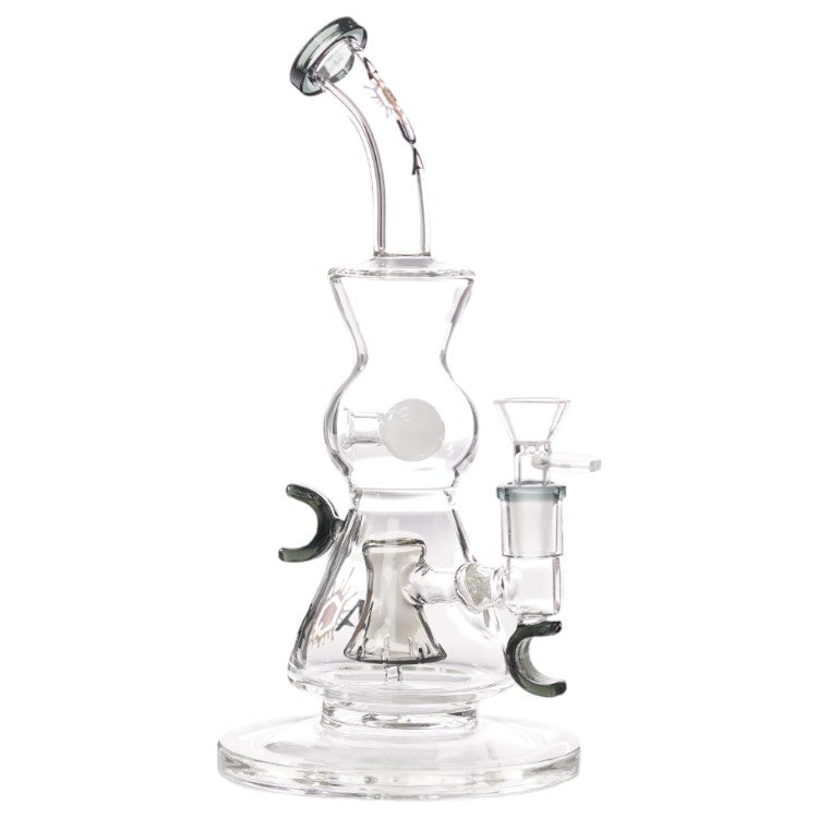 Aqua Glass Steamless Hanger Banger (8923) 9.0" Smoke