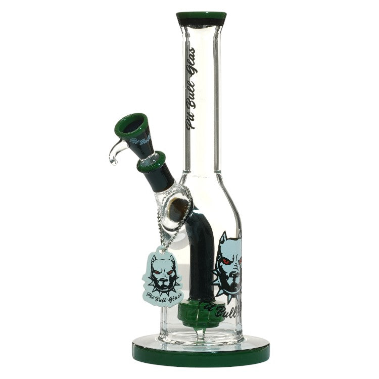 Pit Bull Glass Glass Shower (8955) 10.0" Green
