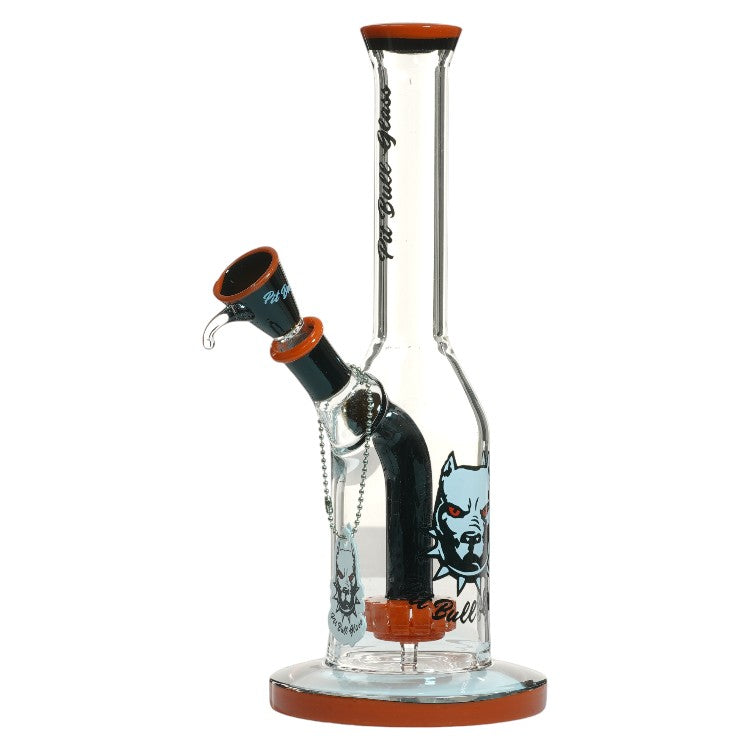 Pit Bull Glass Glass Shower (8955) 10.0" Orange