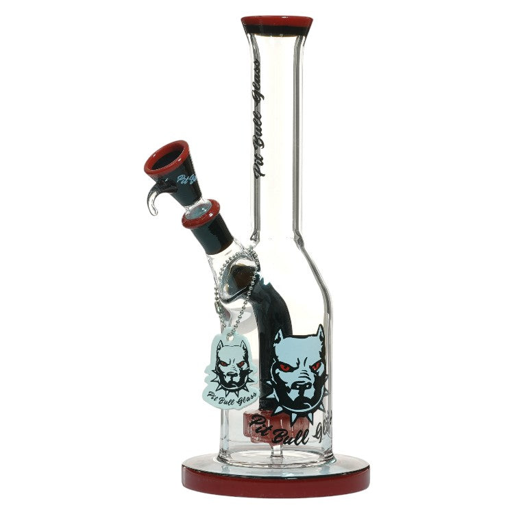 Pit Bull Glass Glass Shower (8955) 10.0" Red