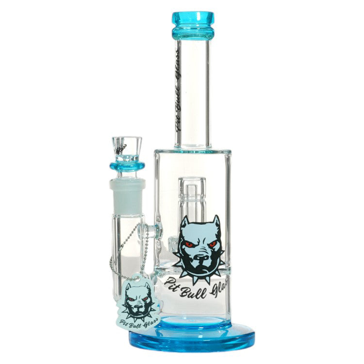 Pit Bull Glass Glass Perc (8956) 10.0" Blue