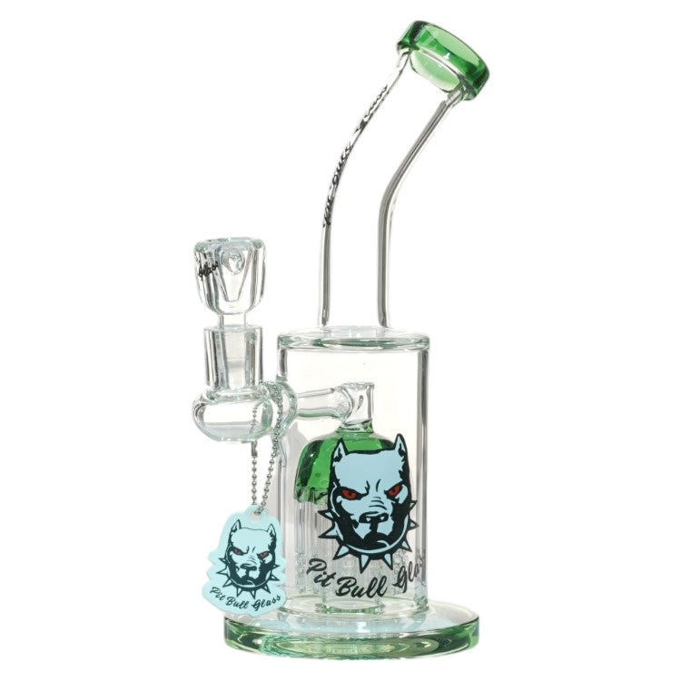 Pit Bull Glass Glass Shower (8957) 10.0" Green