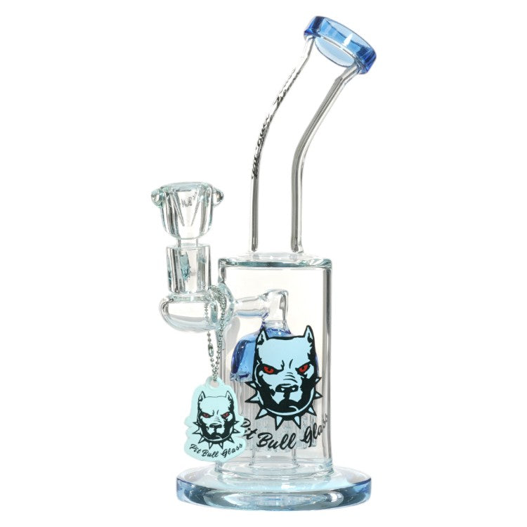 Pit Bull Glass Glass Shower (8957) 10.0" Blue