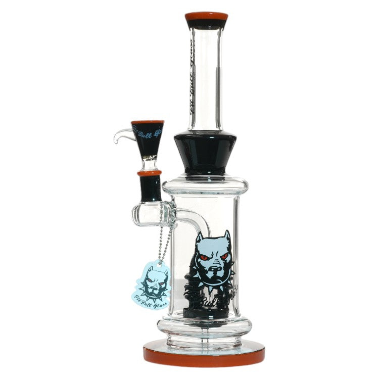 Pit Bull Glass Glass Shower (8960) 12.0" Orange