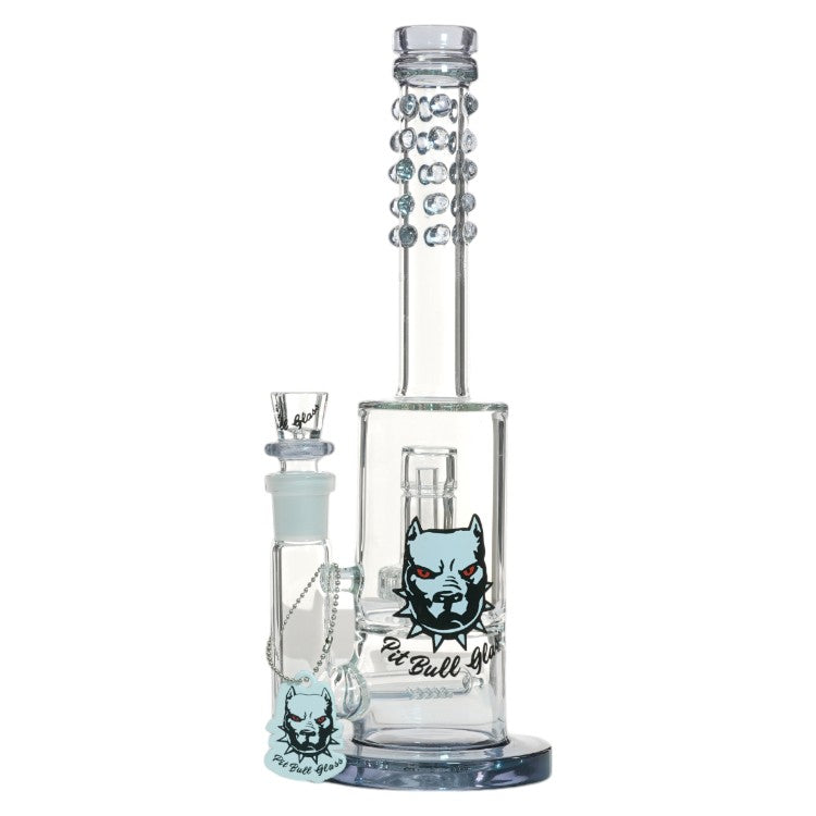 Pit Bull Glass Glass Perc (8964) 12.0" Black