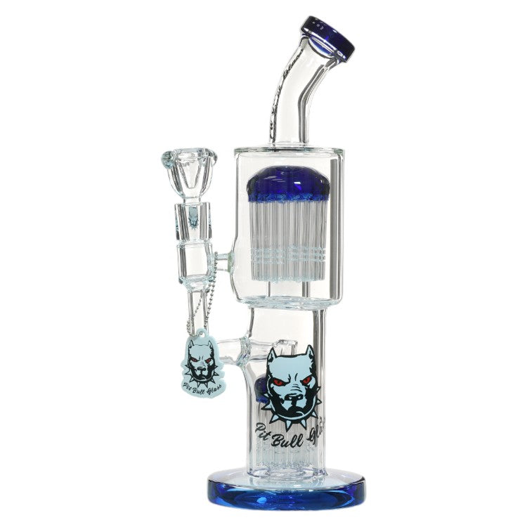 Pit Bull Glass Glass Arms (8967) 12.0" Blue