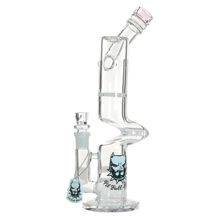 Pit Bull Glass Glass Shower (8969) 14.0" Pink