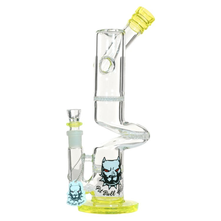 Pit Bull Glass Glass Shower (8969) 14.0" Yellow