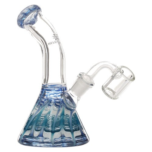 Helios Glass Glass Fancy (9305) 6.0" Blue