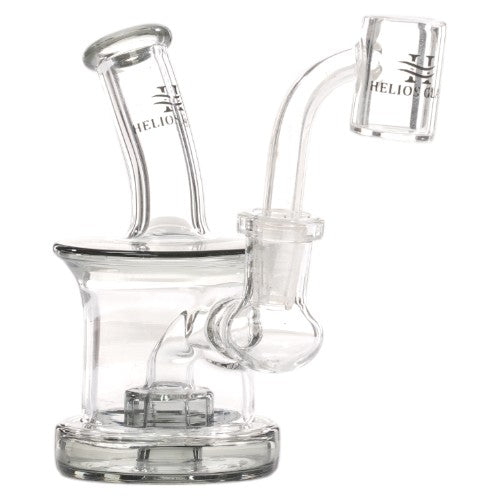 Helios Glass Glass with Banger (9306) 4.5" Black
