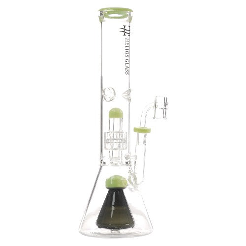 Helios Glass Glass BK Cone (9310) 14.0" Green