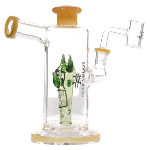 Helios Glass Glass Devil (9315) 8.0" Amber