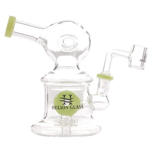 Helios Glass Glass Donut (9316) 8.0" Green