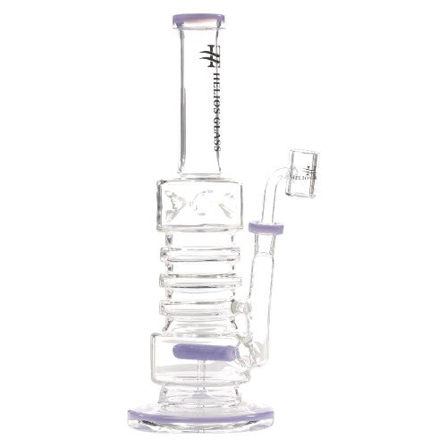 Helios Glass Glass Rings (9317) 12.0" Purple