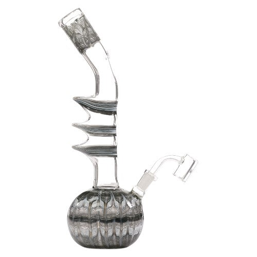 Helios Glass Glass Fancy Ball (9323) 12.0" Black