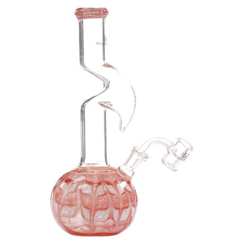Helios Glass Glass Fancy Ball (9324) 10.0" Red