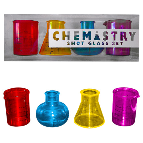 Unbranded Party & Fun Chemistry Shot Glass Set