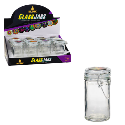 Blink Container & Jars Air tight Glass Jars With Latch Top 4G