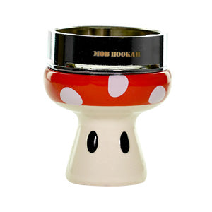MOB Hookah Accessories Mario Mushroom Hookah Bowl- Red