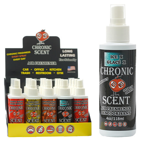 Orange Chronic Air Freshener Display Set Air Freshener 4oz/118ml 20 pcs per Display