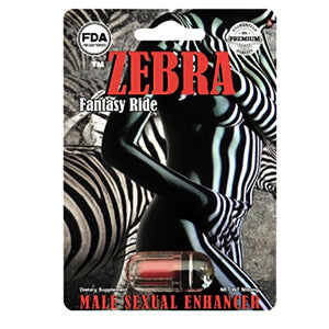 Zebra Sexual Enhancement Fantasy Ride Pill