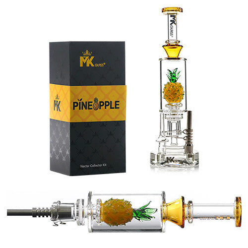 MK Glass Nectar Collector Pineapple 6234 Brown