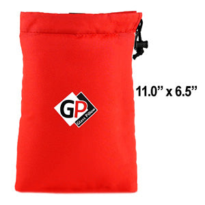 Glass Pillow Bags & Pouches Pouch-11 11.0" Red