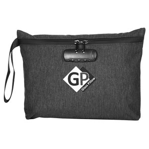 Glass Pillow Bags & Pouches Wristlet Bag Smell Proof with Safety Lock 12.5" Grey