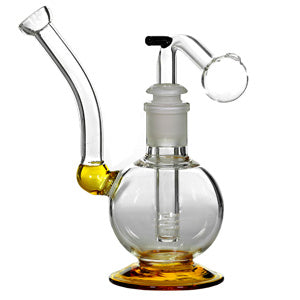 Unbranded O.B. Water Pipes Ball Color Base 6.5" Brown