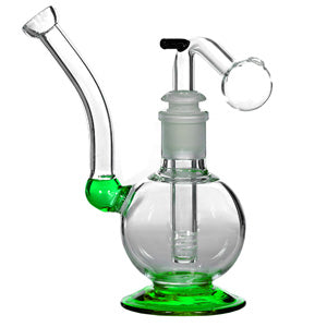 Unbranded O.B. Water Pipes Ball Color Base 6.5" Green