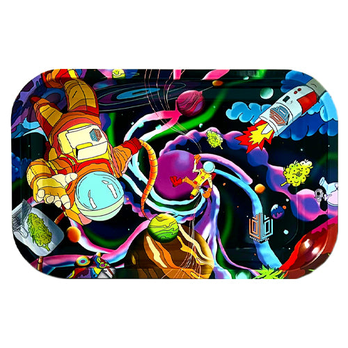 Dabber Box RYO Accessories Metal Rolling Tray 7.0" x 5.5" 7.0" Outer Spase