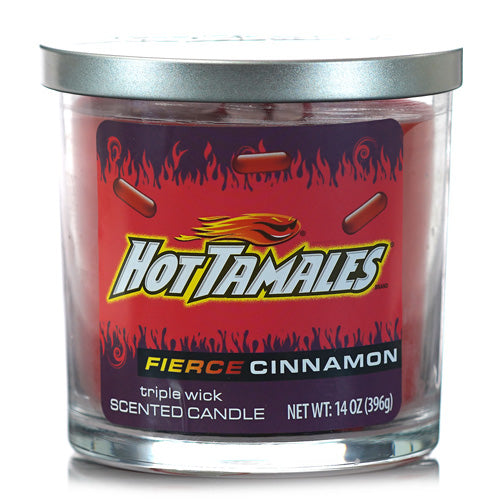 Triple Wick Candles Scented Candle 14 Oz (396g) Jar Hot Tamales
